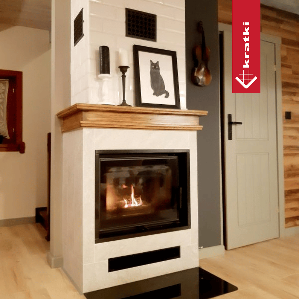 Kamineinsatz Gusseisen KRATKI ZUZIA ECO 12 kW Ø 180