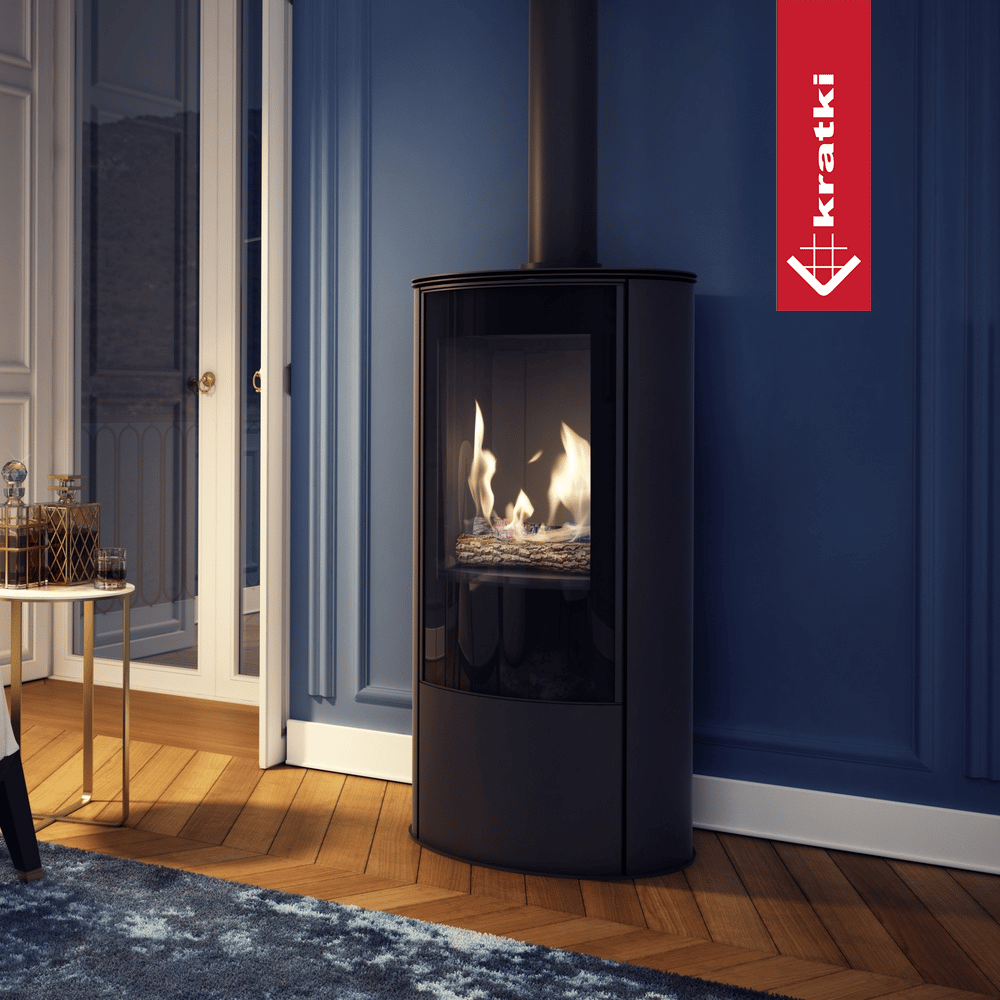 Kleiner Kaminofen 4,9 kW für kompakte Räume – KRATKI AB ENYO