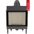 Kamineinsatz aus Stahl KRATKI NADIA 13 kW Ø 200 mit Türfeder