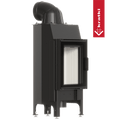 Kamineinsatz aus Stahl KRATKI NADIA 8 kW Ø 200 mit Türfeder