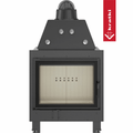 Kamineinsatz aus Stahl KRATKI MBA 17 kW Ø 200 mit Türfeder