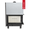 Kamineinsatz aus Stahl KRATKI MBO rechts 15 kW Ø 200 mit Türfeder