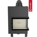 Kamineinsatz aus Stahl KRATKI MBZ rechts 13 kW Ø 200 mit Türfeder