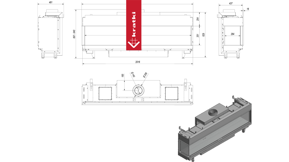 Gaskamin KRATKI LEO 200 links Propan ?
 130/200 12,5 kW