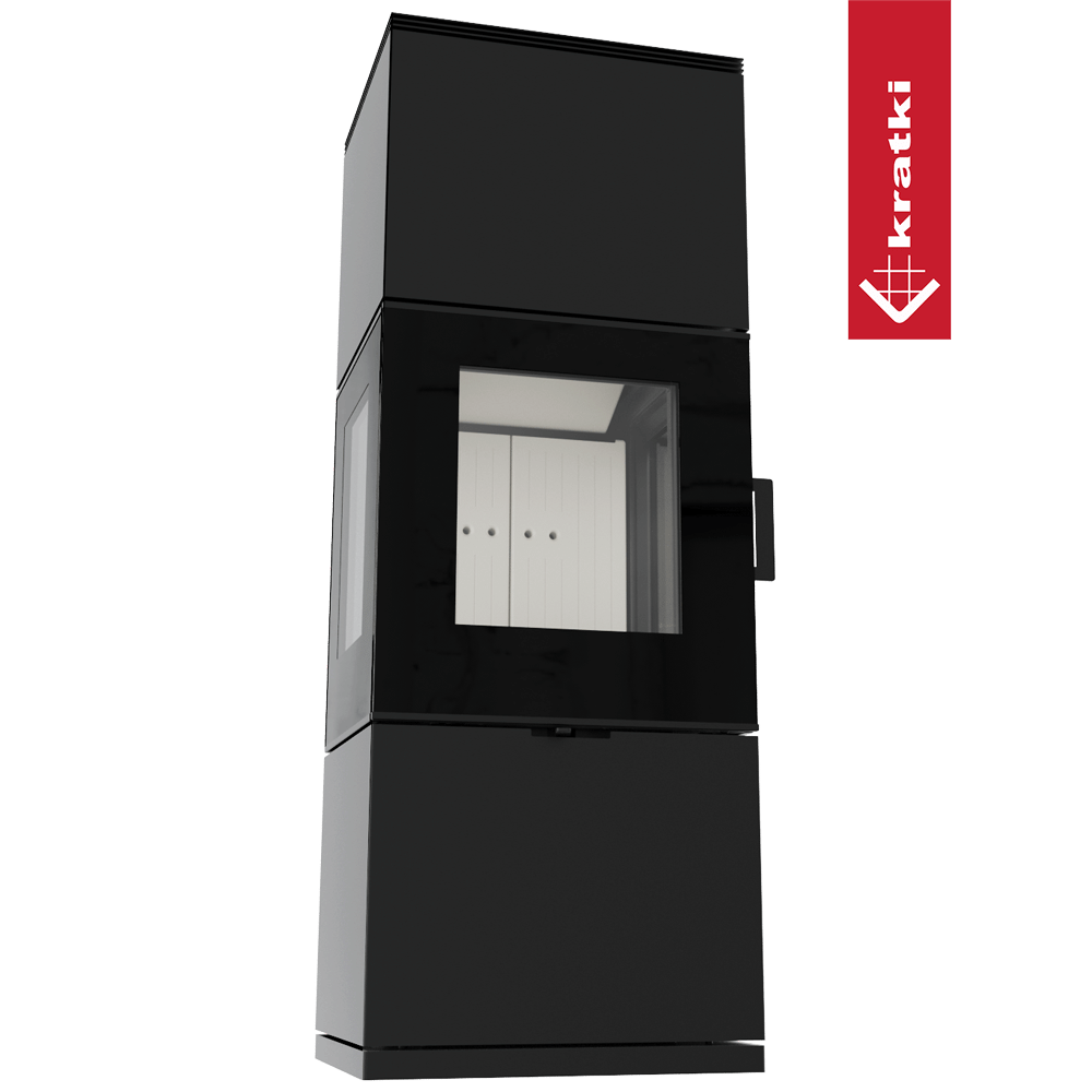 Kaminofen aus Stahl KRATKI INGA 8 kW Ø 150