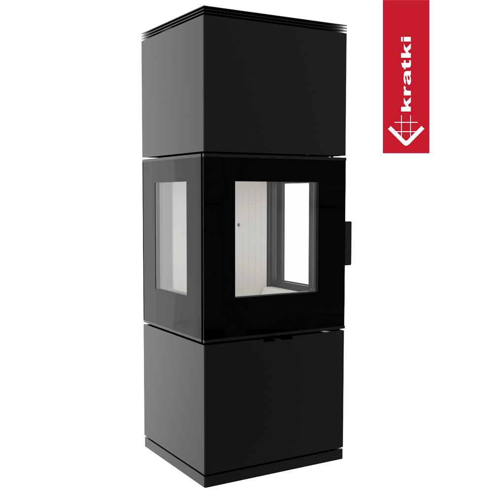 Kaminofen aus Stahl KRATKI INGA 8 kW Ø 150