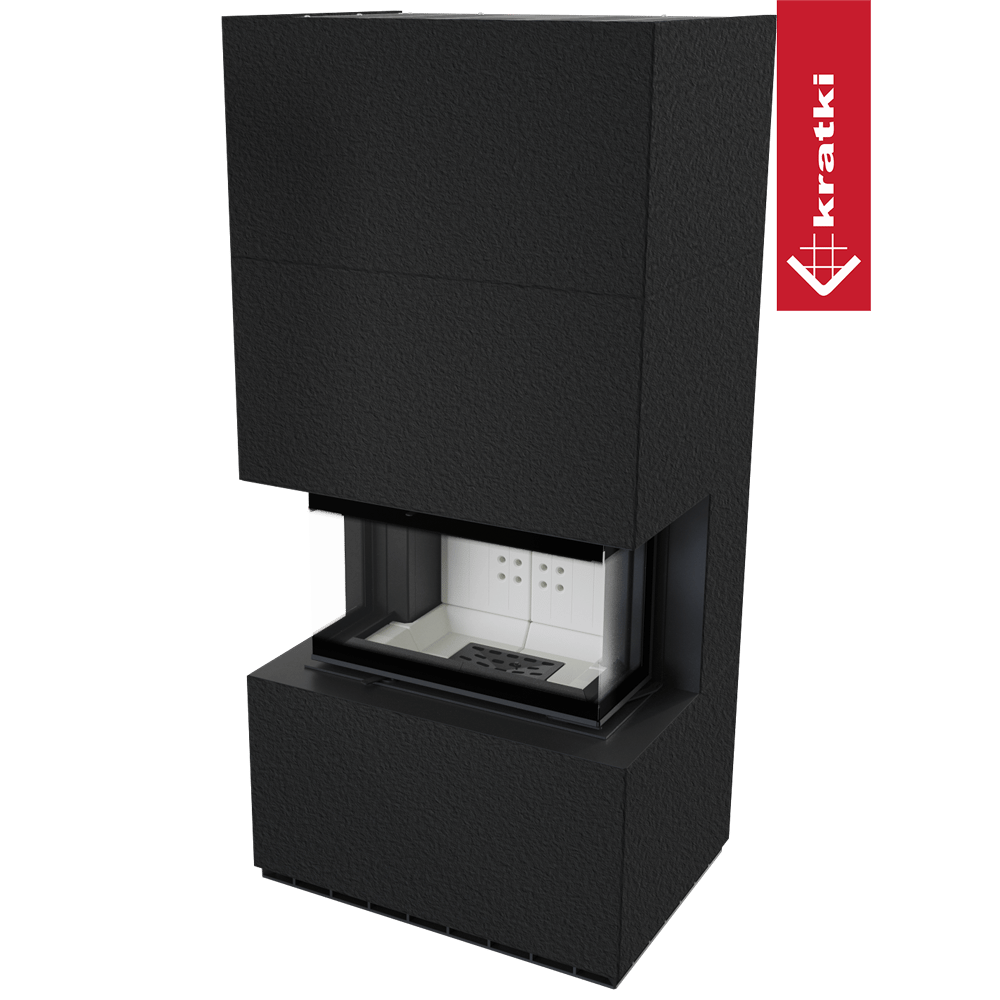 Kamineinsatz KRATKI NBC 7kW Modular Zimbabwe Nero