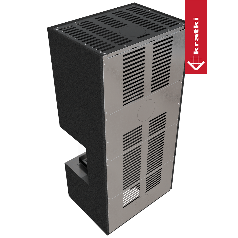 Kamineinsatz KRATKI NBC 7kW Modular Zimbabwe Nero