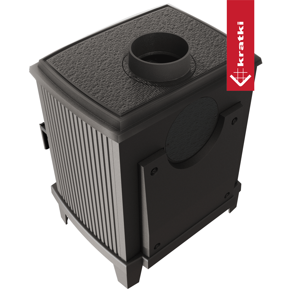 Gußeisen Kaminofen KRATKI K11 Ø 150 6 kW