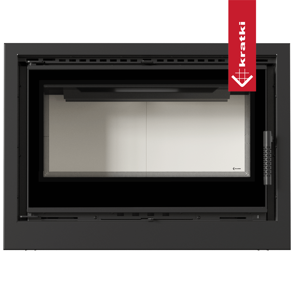 Kamin-Kassette KRATKI ARKE 80 12 kW Ø 200 mit Türfeder