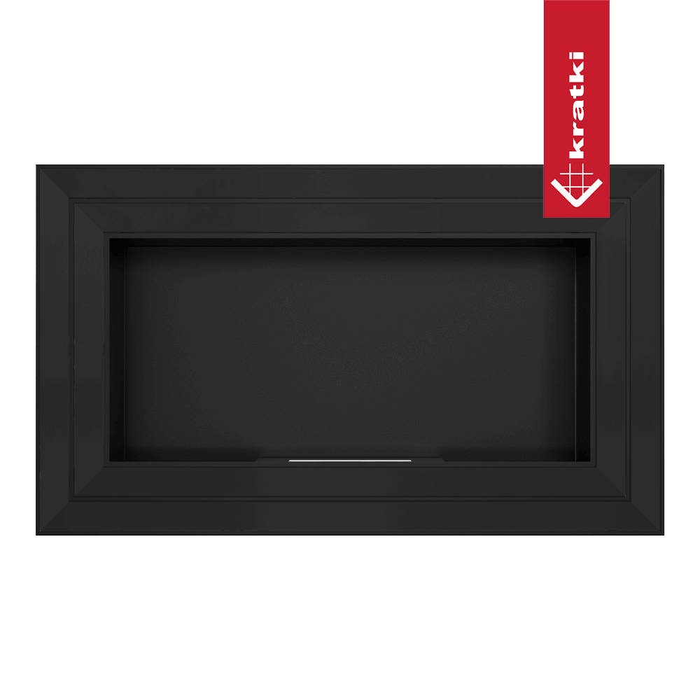 Wandkamin Bioethanol JULIET 1100 TÜV schwarz