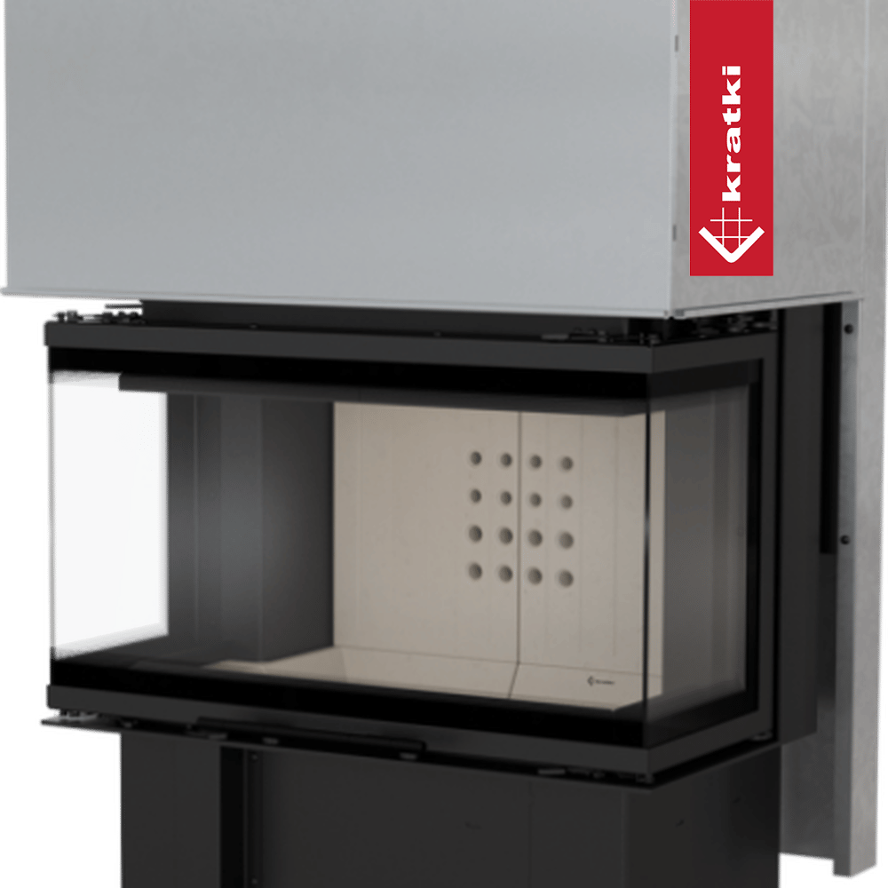 Kamineinsatz NBC/EASY BOX 7 kW Ø 160 Bausatz Black