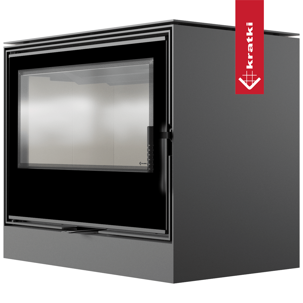 Kaminofen aus Stahl KRATKI KARI 80 Ø 180 12 kW