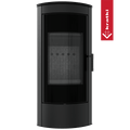 Kaminofen aus Stahl KRATKI TITAN Panorama Ø 150 11 kW