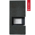 Kaminbausatz KRATKI FLOKI BOX rechts 8 kW Ø 160 Quarzsinter OXIDE NERO