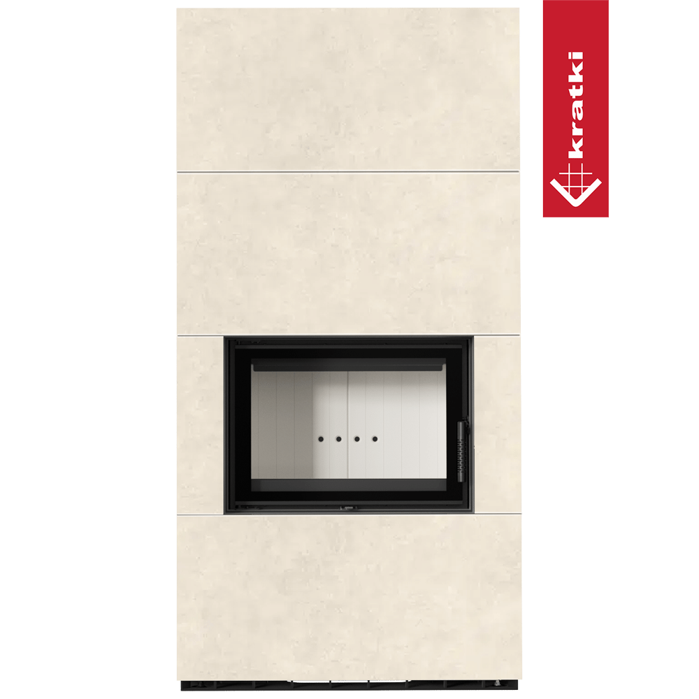 Kaminbausatz KRATKI FLOKI BOX 8 kW Ø 160 Quarzsinter FOKOS TALCO