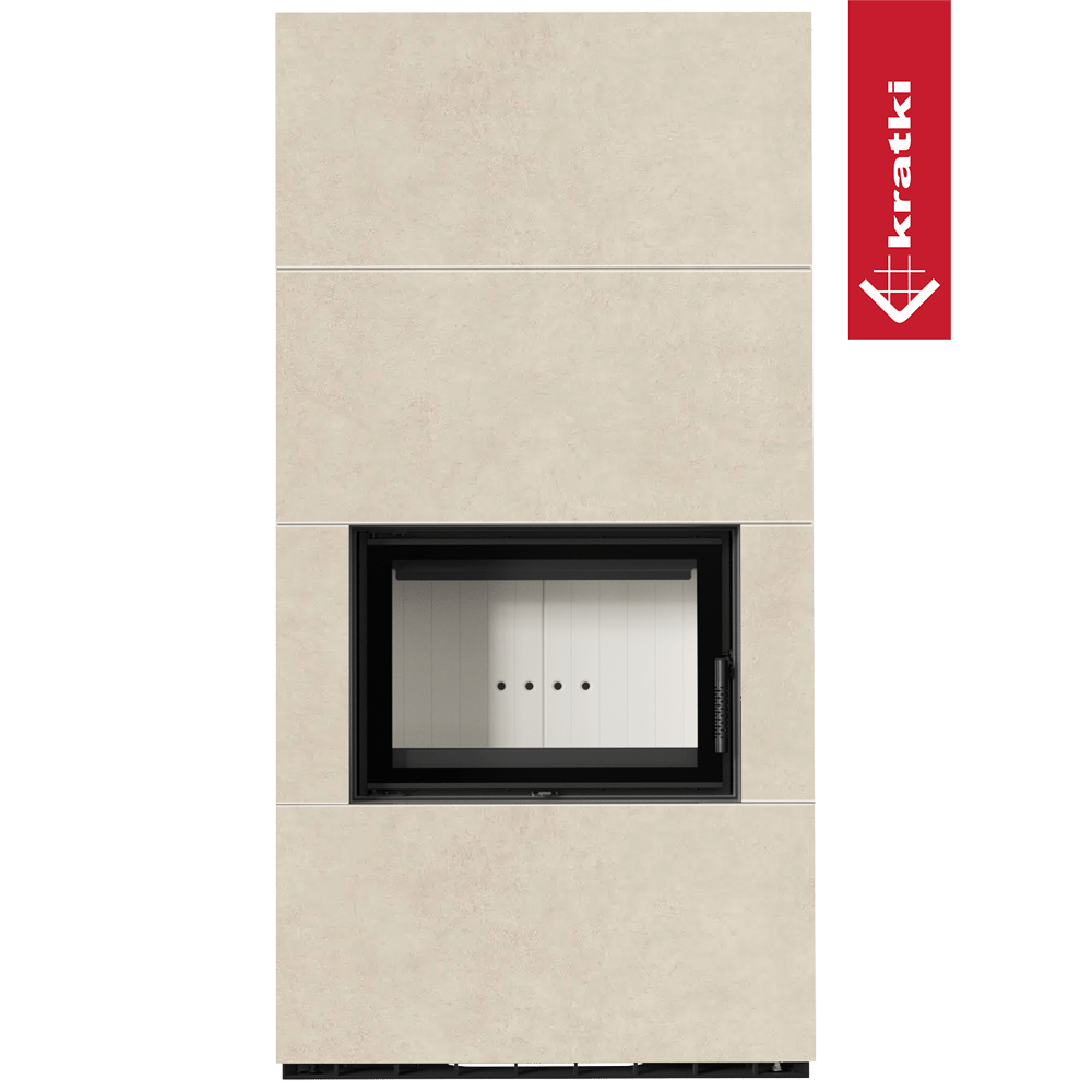 Kaminbausatz KRATKI FLOKI BOX 8 kW Ø 160 Quarzsinter FOKOS SALE
