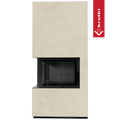 Kaminbausatz KRATKI FLOKI BOX links 8 kW Ø 160 Quarzsinter FOKOS SALE schwarz Verkleidung