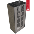 Kaminbausatz KRATKI FLOKI BOX links 8 kW Ø 160 Quarzsinter FOKOS PIOKRATKI MBO