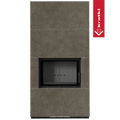 Kaminbausatz KRATKI FLOKI BOX 8 kW Ø 160 Quarzsinter FOKOS PIOKRATKI MBO schwarz Verkleidung