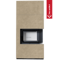 Kaminbausatz KRATKI FLOKI BOX rechts 8 kW Ø 160 Quarzsinter FOKOS RENA
