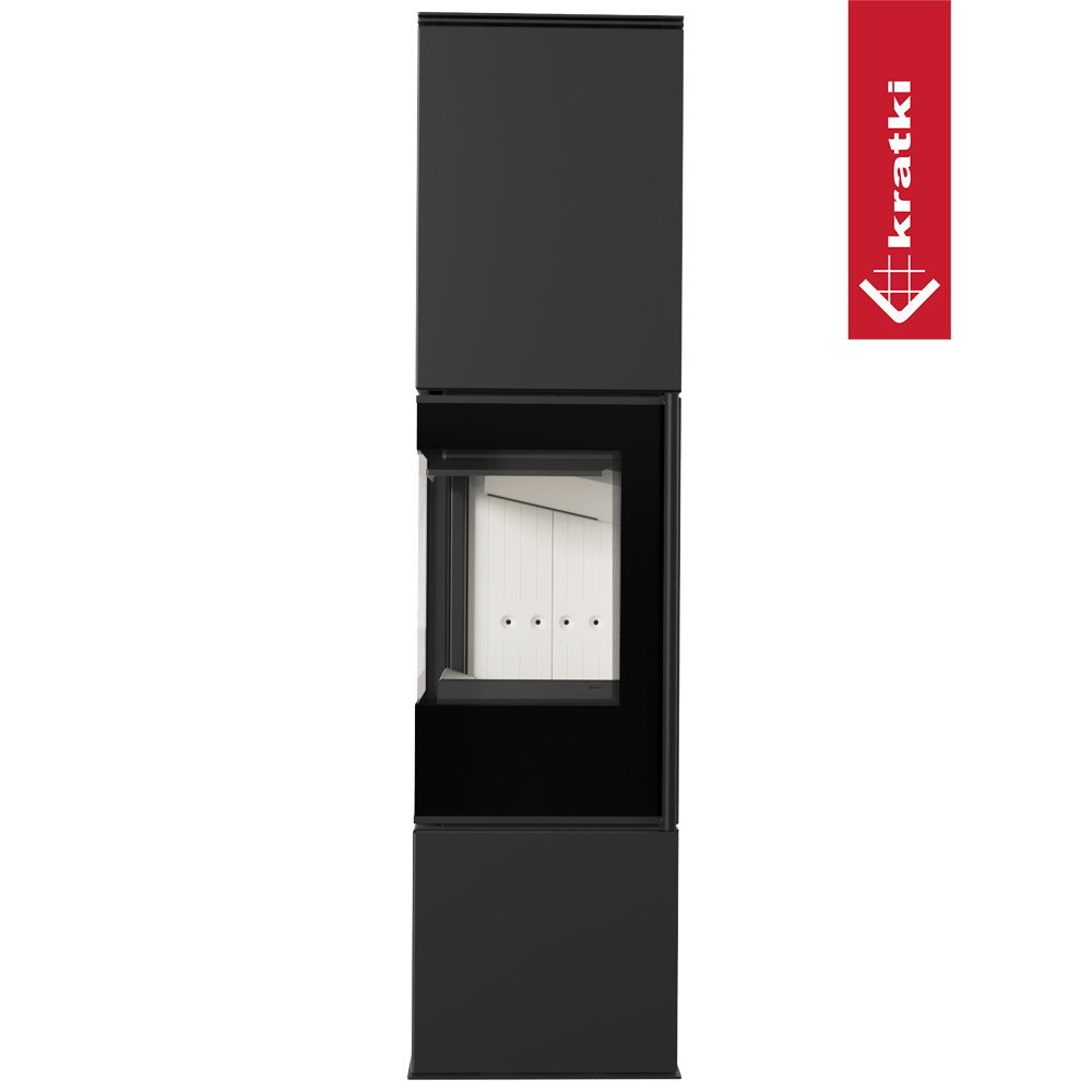 Kaminofen aus Stahl KRATKI REN/L links Ø 150 7 kW