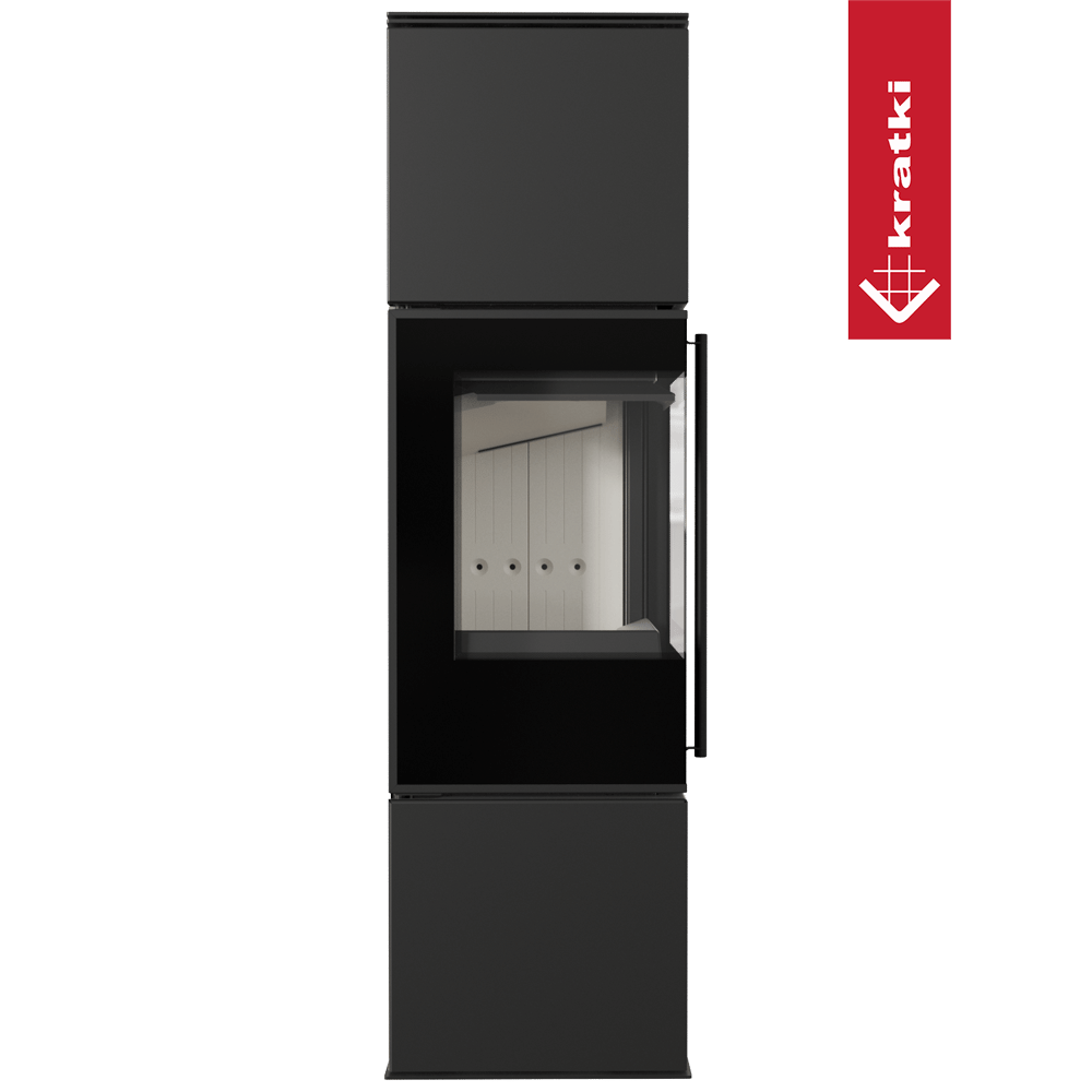 Kaminofen aus Stahl KRATKI REN/M links Ø 150 7 kW
