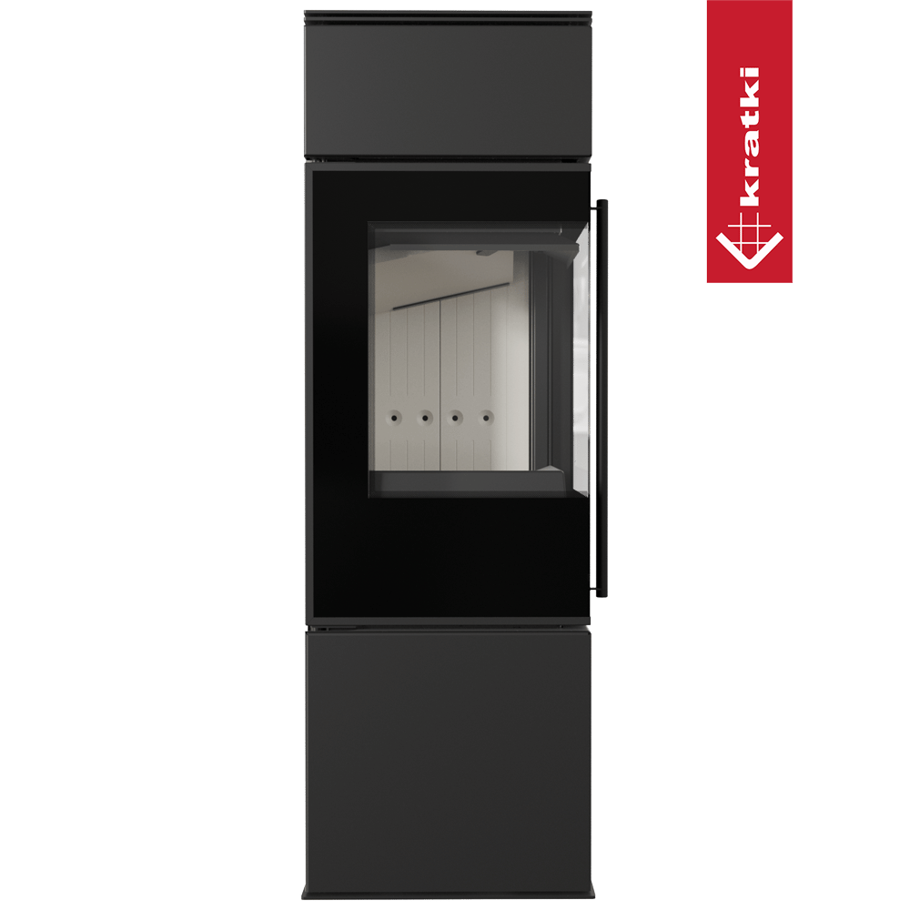 Kaminofen aus Stahl KRATKI REN/S links Ø 150 7 kW