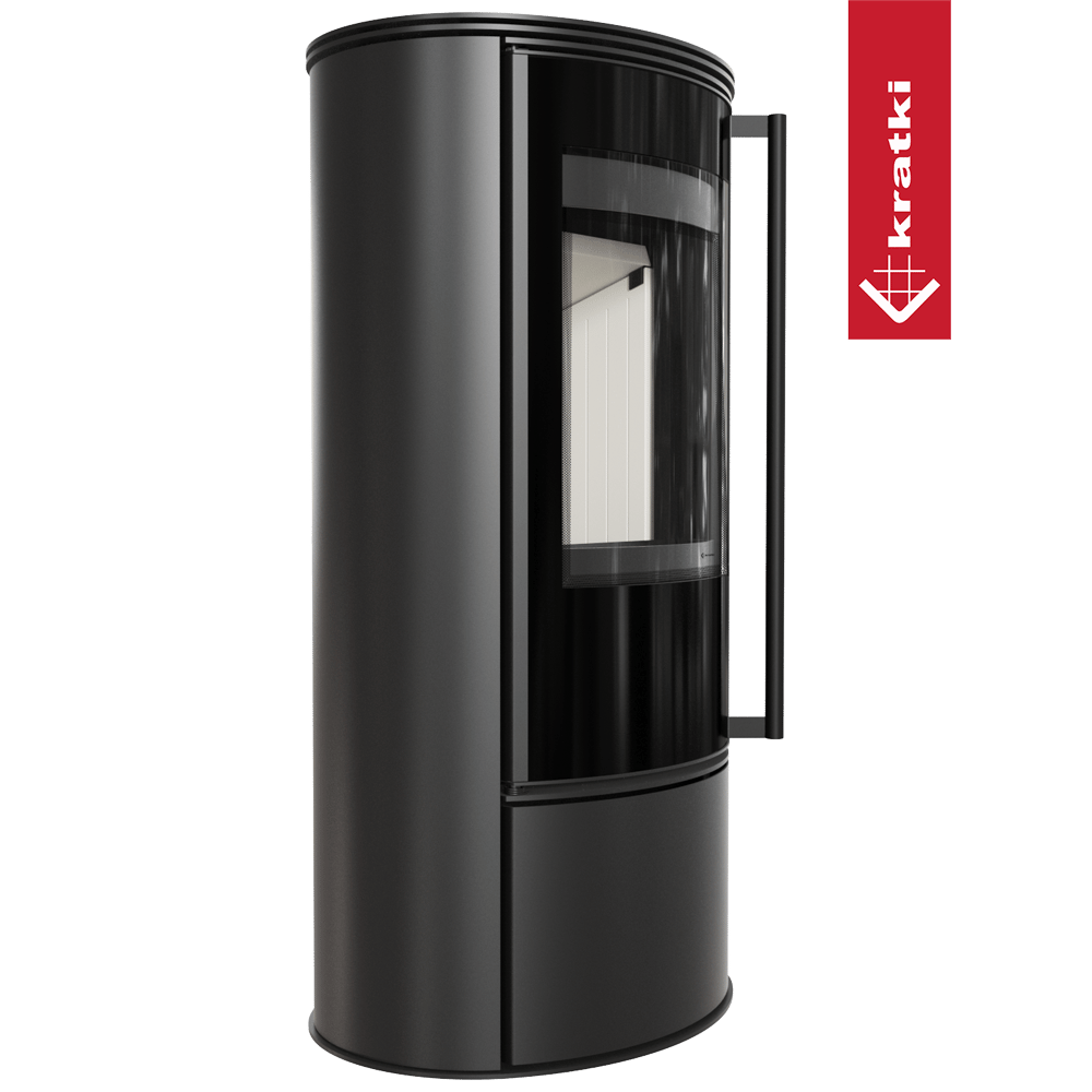 Kaminofen aus Stahl KRATKI ERIK Ø 150 5,5 kW