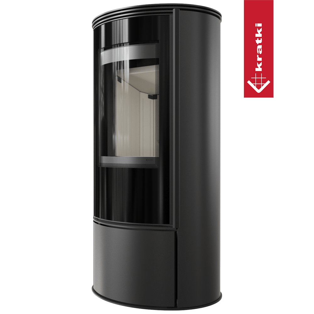 Kaminofen aus Stahl KRATKI ERIK Ø 150 5,5 kW