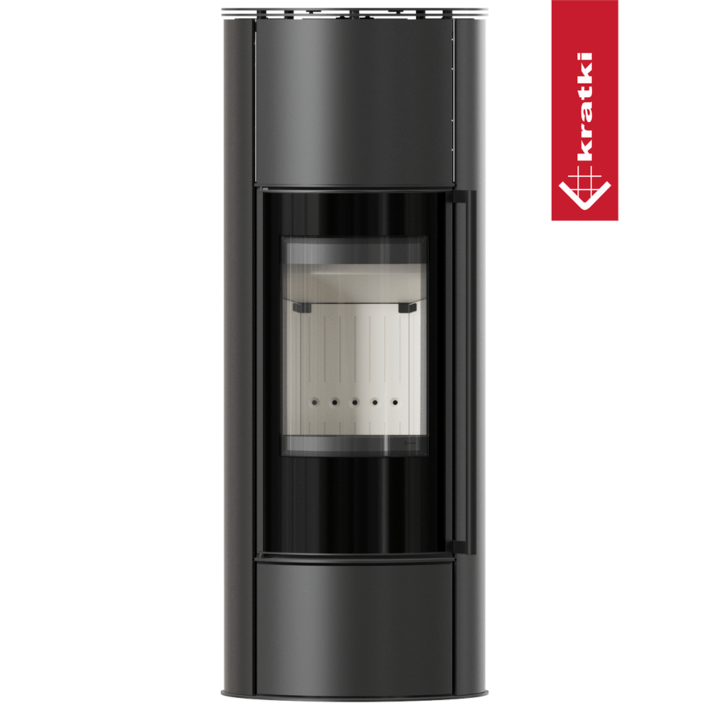 Kaminofen aus Stahl KRATKI ERIK Hoch Ø 150 5,5 kW