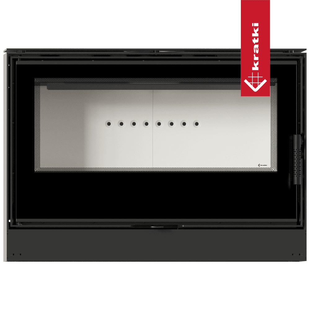 Kaminofen aus Stahl KRATKI KARI 95 Ø 180 14 kW