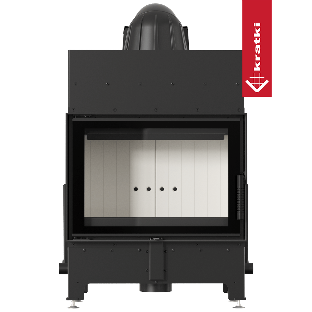 Luftkamin FLOKI S einfach 8 kW Ø 160 mit Schließmechanismus