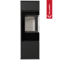 Kaminofen aus Stahl KRATKI REN/S rechts Ø 150 7 kW mit Türfeder