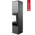 Kaminofen aus Stahl KRATKI REN/L links Ø 150 7 kW mit Türfeder