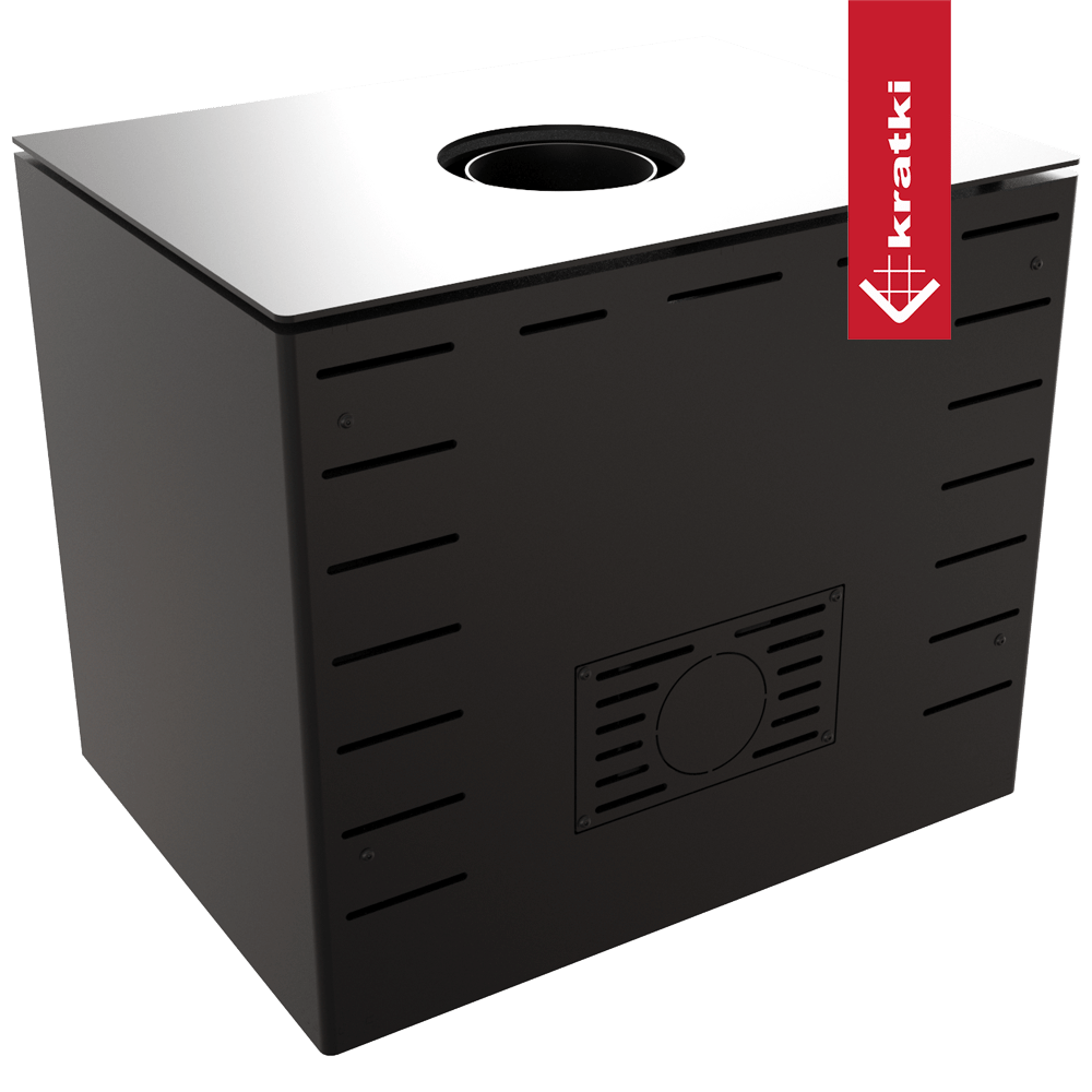 Kaminofen aus Stahl KRATKI KARI 70 Ø 150 8 kW