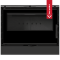 Kaminofen aus Stahl KRATKI KARI 70 Ø 150 8 kW schwarz Verkleidung