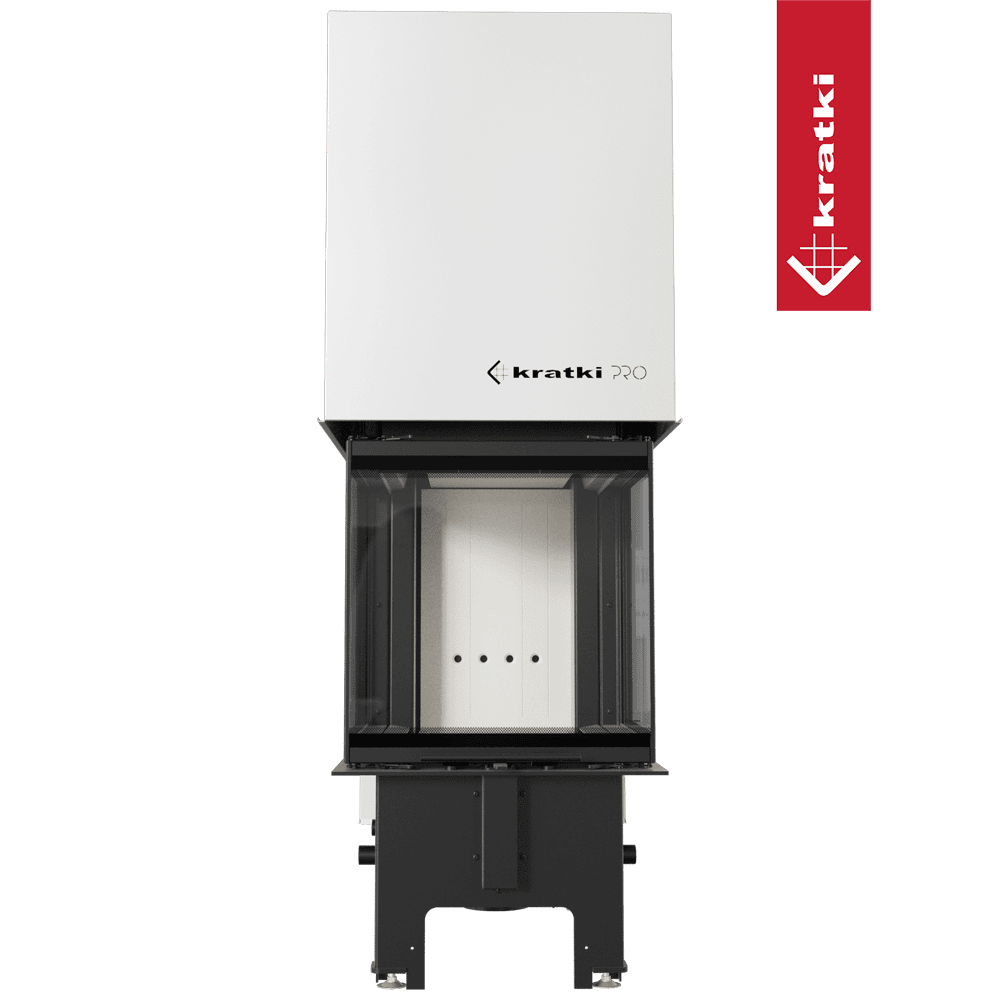 Kamineinsatz KRATKI REGNOR 500/500 7 kW Ø 200 3 seiten glas