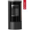 KRATKI ERIK Ø150 5,5 kW Keramikofen GRAFITE SATIN Deckel Griff Softclose