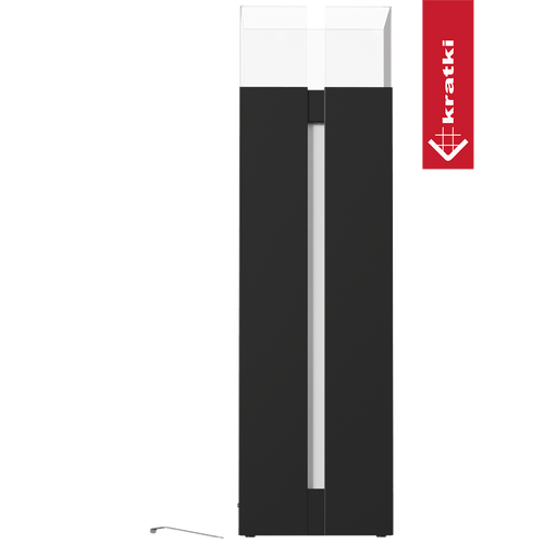 Freistehender Bio-Kamin ROMEO SQUARE schwarz