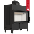Kamineinsatz aus Stahl KRATKI LUCY 16 kW Ø 200 mit Türfeder