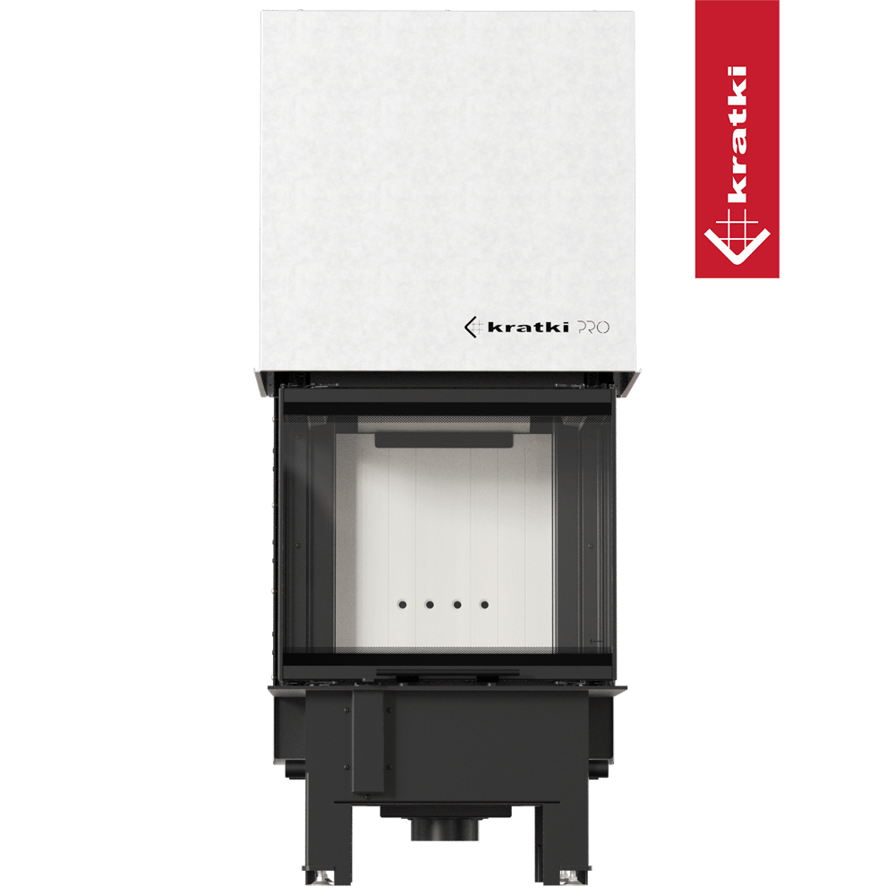 Kamineinsatz KRATKI REGNOR 600/400 7 kW Ø 200 3 seiten glas