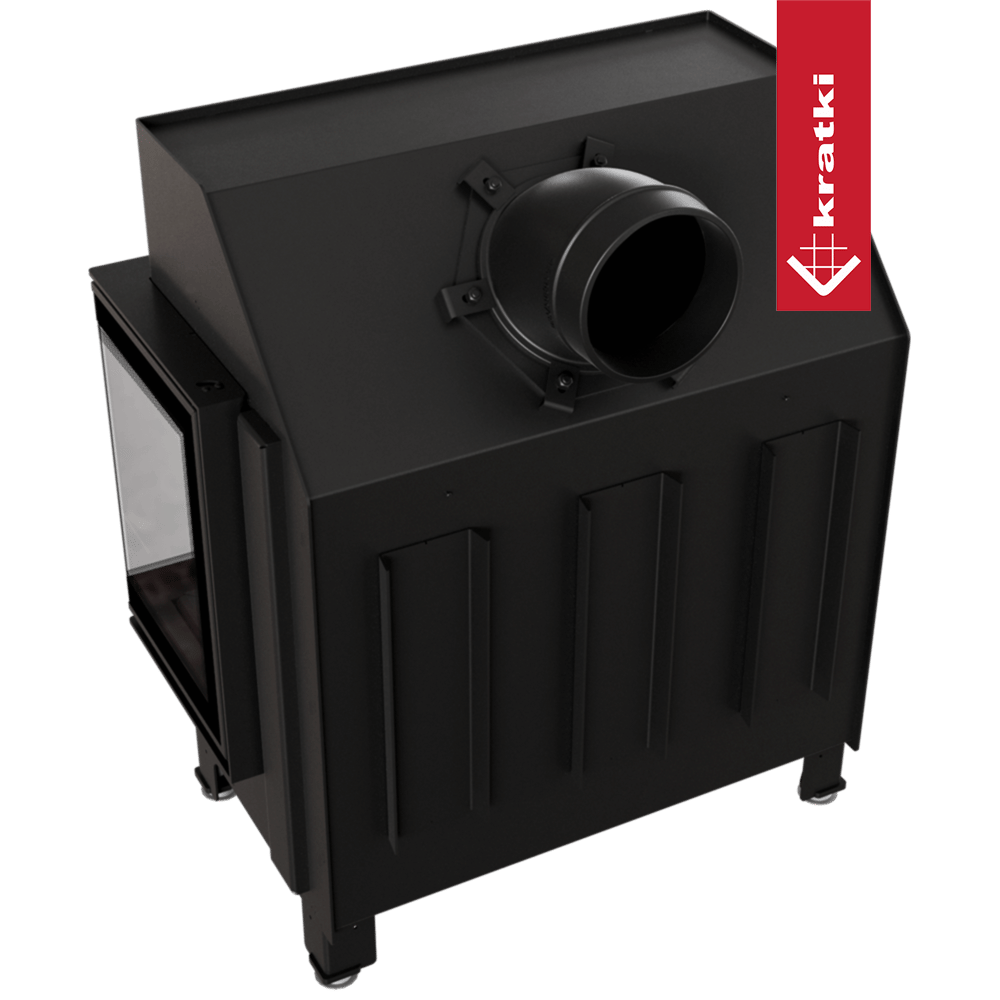 Kamin KRATKI ZIBI ECO 9,9 kW Ø 180 rechteckig