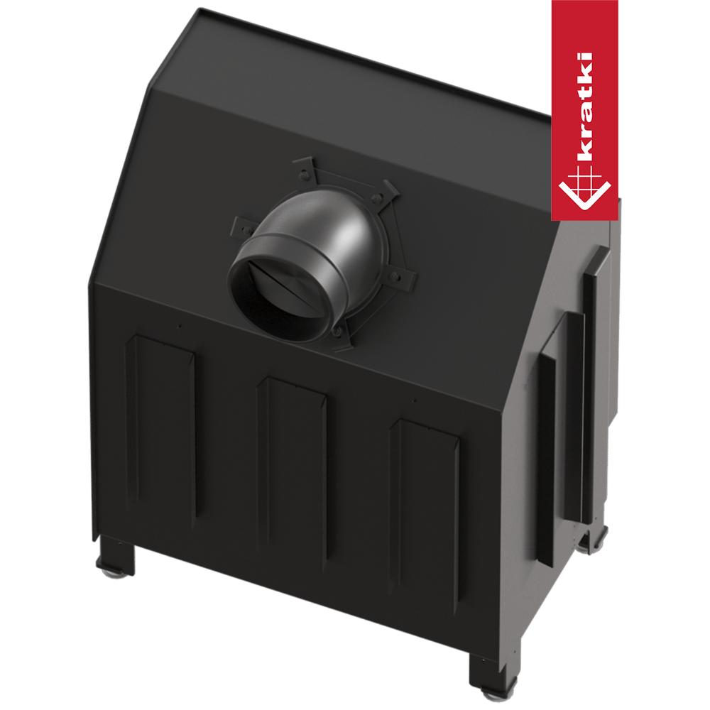 Kamin KRATKI ZIBI ECO 9,9 kW Ø 180 mit Selbstschließung