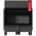 Kamin KRATKI ZIBI ECO 9,9 kW Ø 180 mit schwarzer Verkleidung