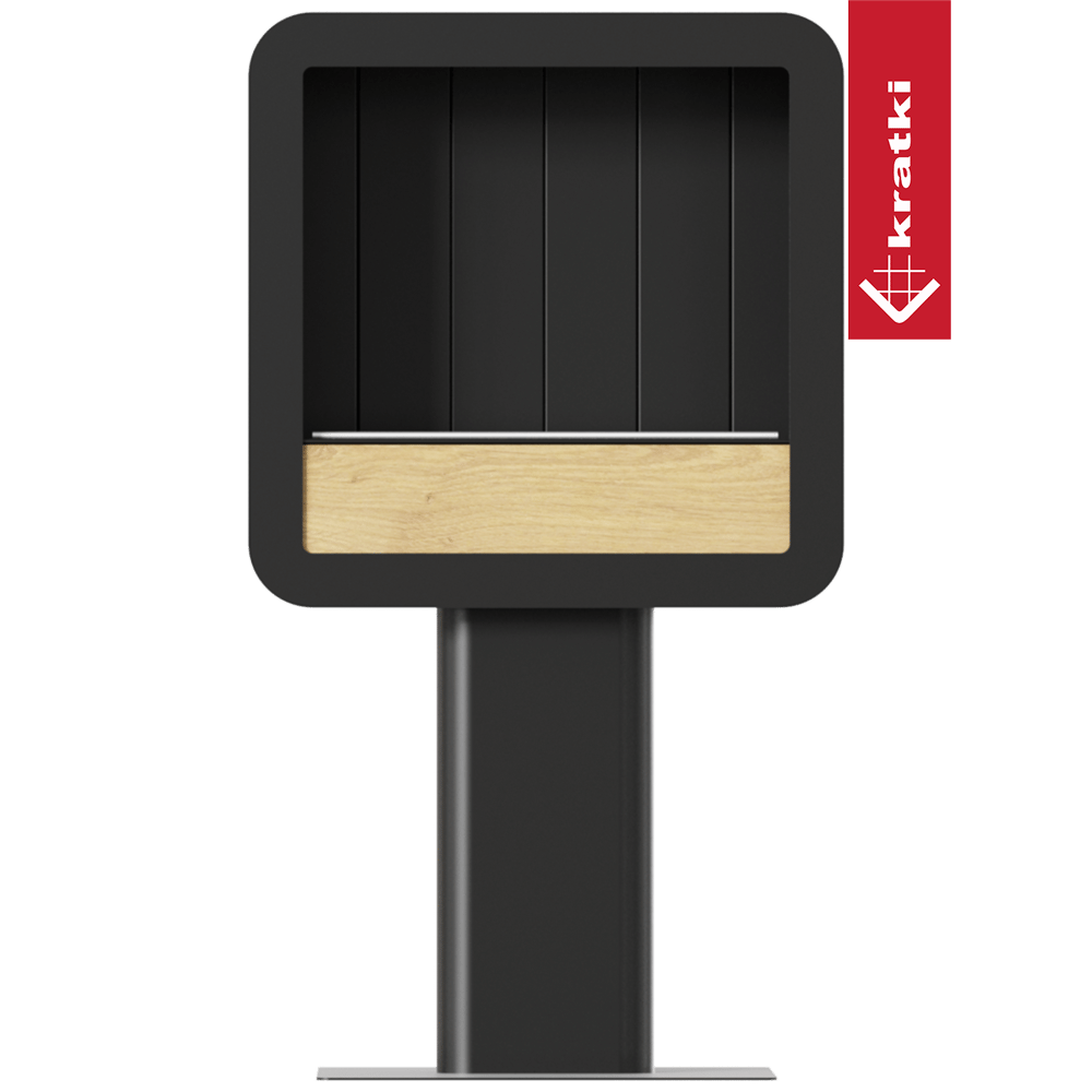TETRA Biokamin mit Eichenfront