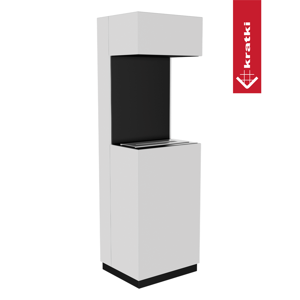Freistehender Bio-Kamin SIERRA MINI weiß