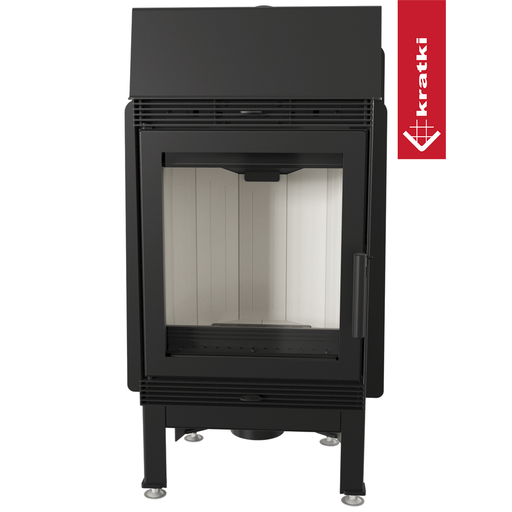 Kamineinsatz aus Stahl KRATKI BLANKA 8 kW Ø 160