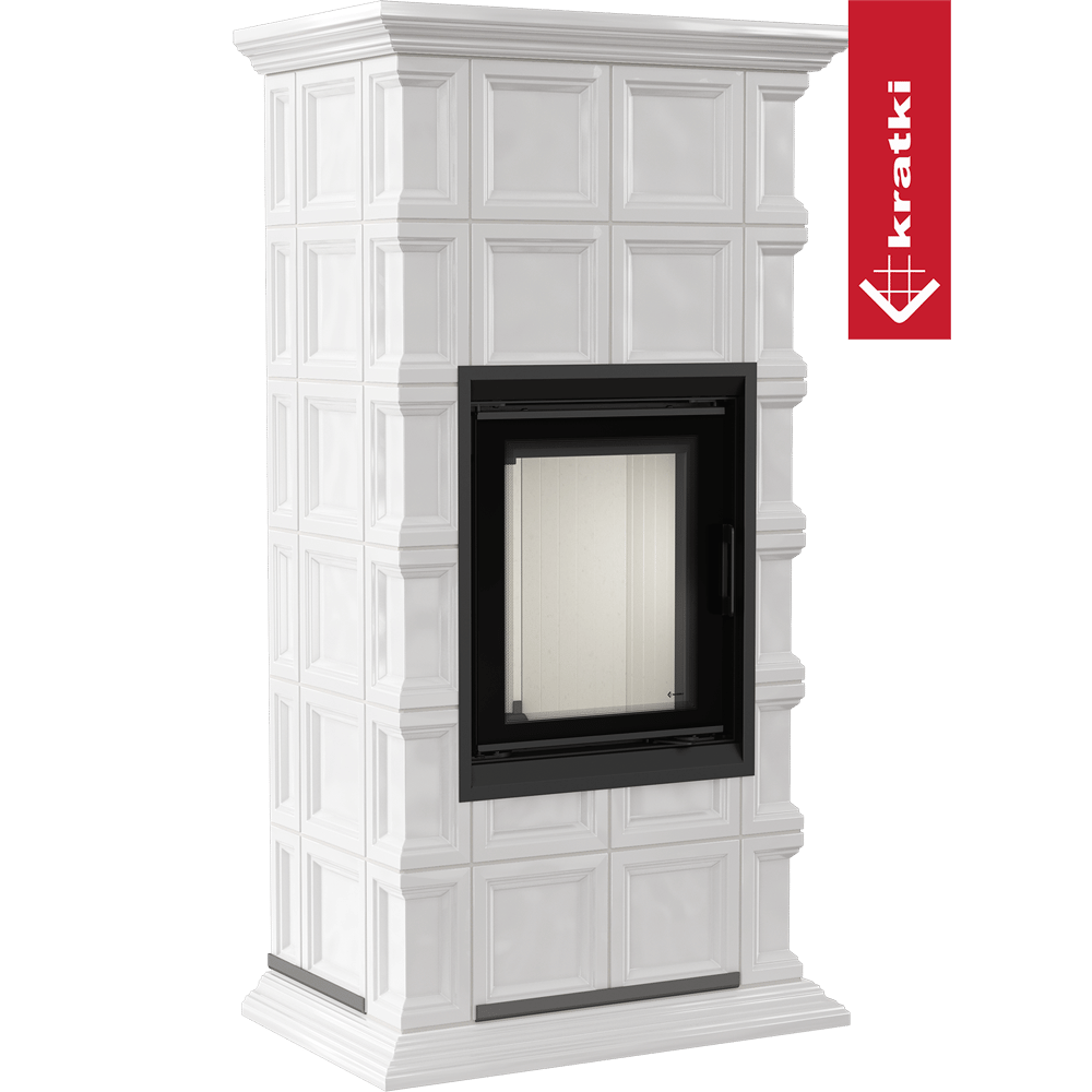 Kamineinsatz aus Stahl KRATKI NADIA MILANO 7 kW Ø 200