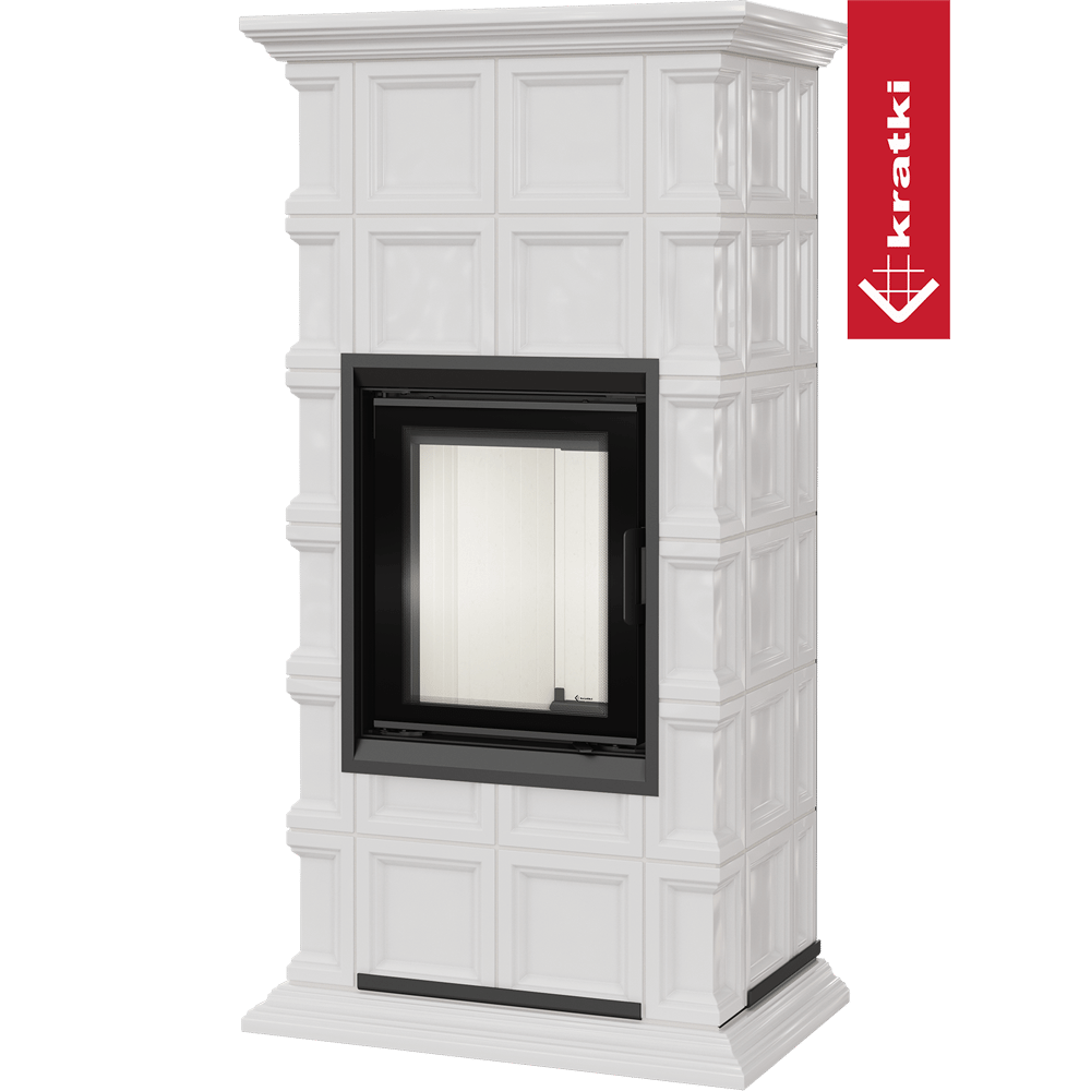 Kamineinsatz aus Stahl KRATKI NADIA MILANO 7 kW Ø 200
